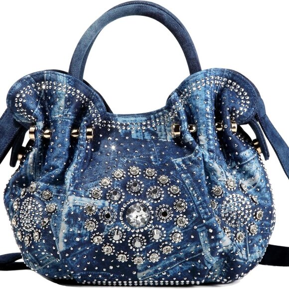 Bling Rhinestone Purse for Women Evening Bag Shoulder Bag Sparkling Crystal Wedd